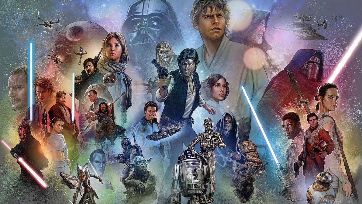 Star Wars: A primeira cronologia completa a cobrir simultaneamente