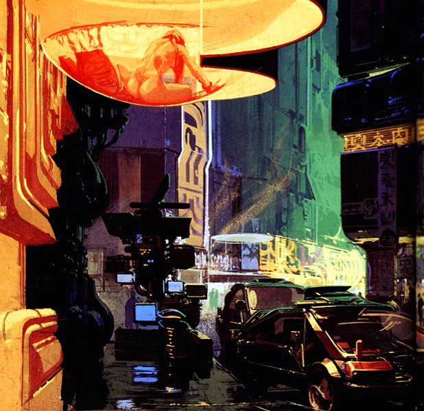 Cyberpunk Blade Runner Syd Mead