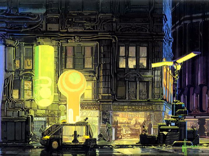 Cyberpunk Blade Runner Syd Mead